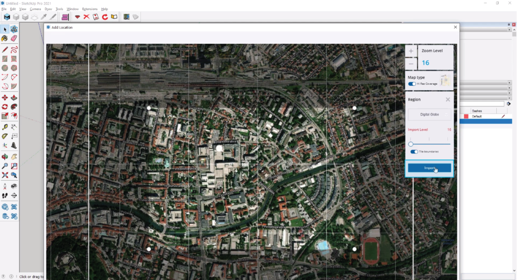 geolocating your model in SketchUp