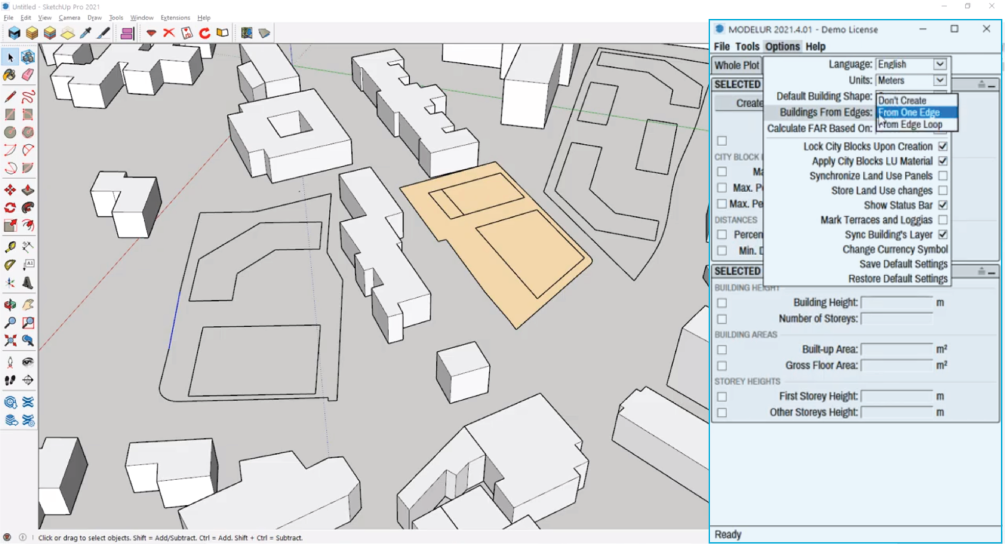 Sketchup 2d план